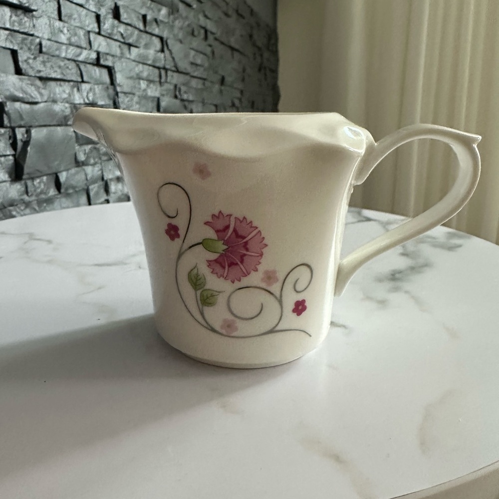 Floral Cream Pitcher Karaca